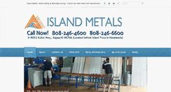 Desktop Screenshot of islandmetals.com